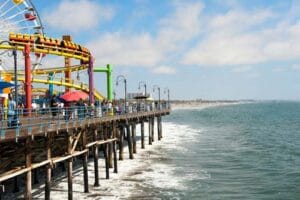 montaña rusa en Santa Mónica