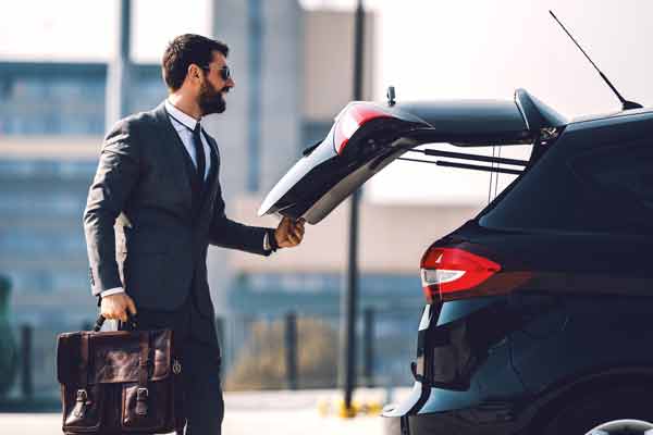 Renta de auto en viaje de negocios