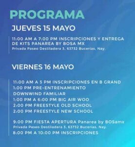 Programa Festival del viento