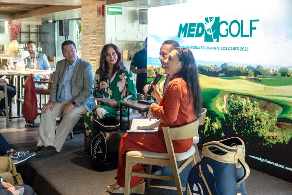 conferencia de prensa MedGolf Los Cabos 2025