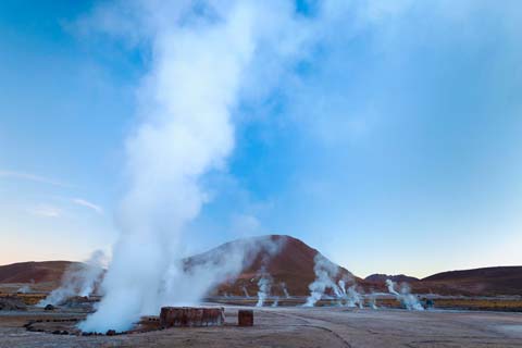 géiseres en San Pedro de Atacama