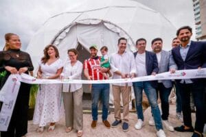 Inauguran Vibra Jalisco Puerto Vallarta, nuevo domo inmersivo para la Zona Fan mundialista 2 Domo Inmersivo Puerto Vallarta